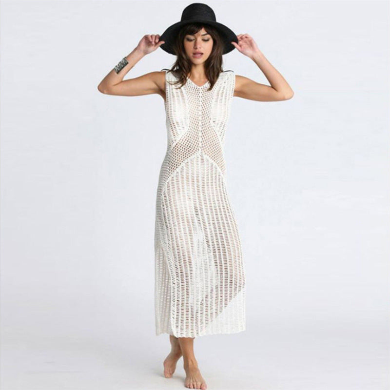 Ladies elegant mesh dress with asymmetrical cut Mune Fashion