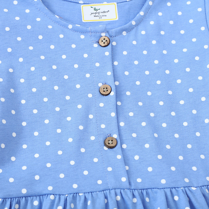 Girls summer dress with playful swan motif Mune Fashion