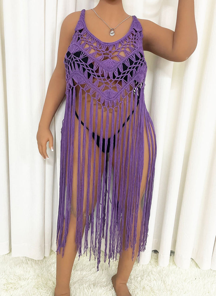 Women's Fringe Beach Poncho Mune Fashion