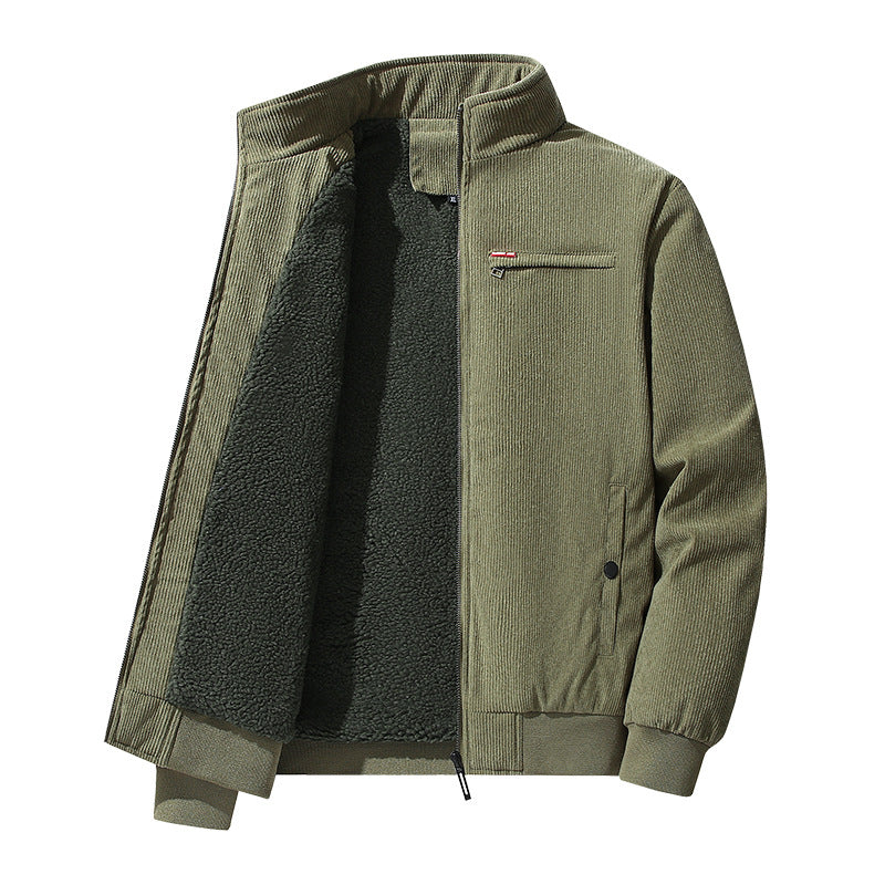 Men's Fashion Cord Jacket with Soft Lining Mune Fashion