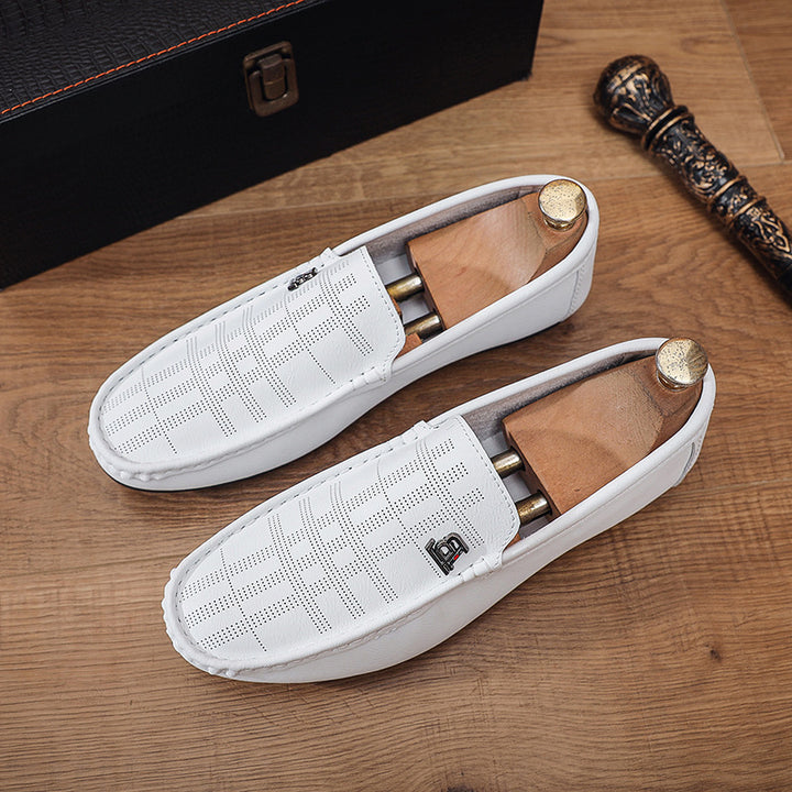 Men's Elegant Moccasins made of Soft Leather Mune Fashion
