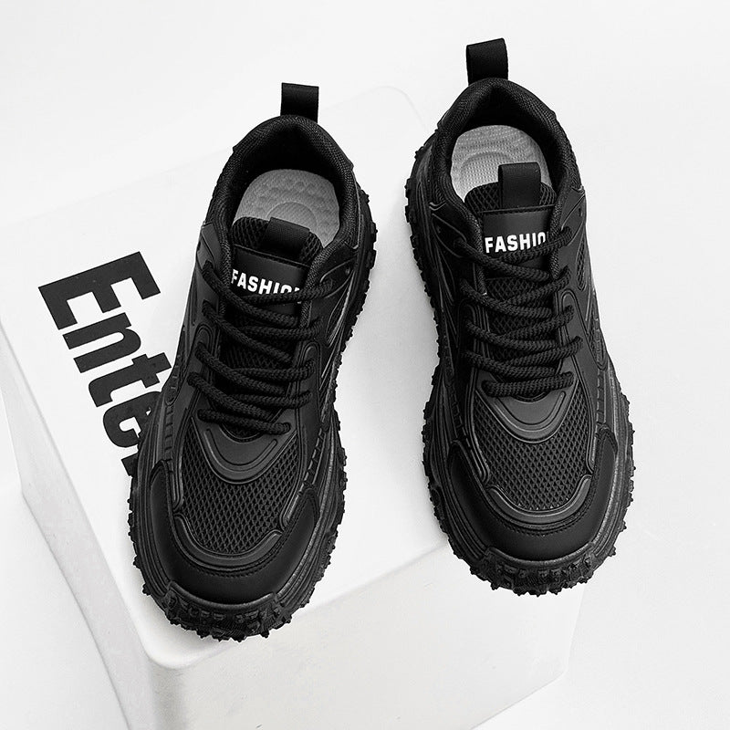 Women’s sporty mesh sneakers with slip-resistant tread sole and breathable construction Mune Fashion