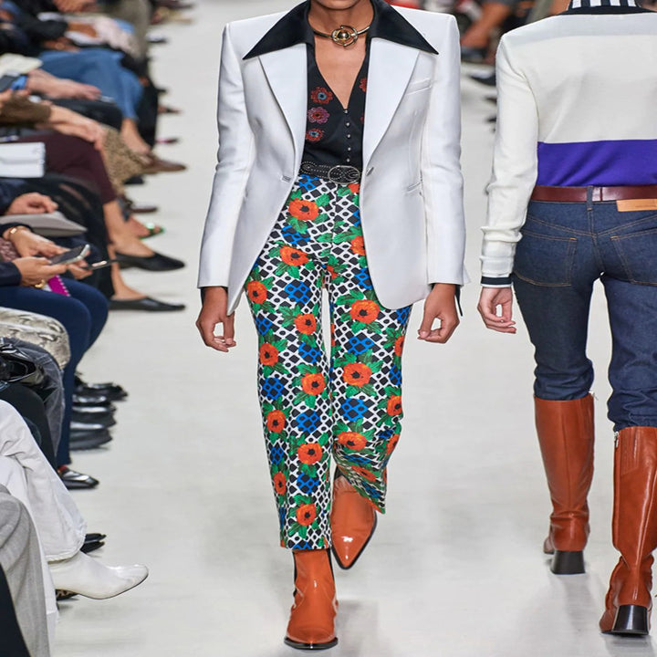 Women Structured Shoulder Blazer in Retro-Tailoring Mune Fashion