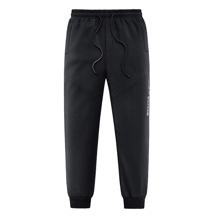 Men's Sportive Jogging Pants in Tapered Fit with Drawstring and Elastic Cuffs Mune Fashion