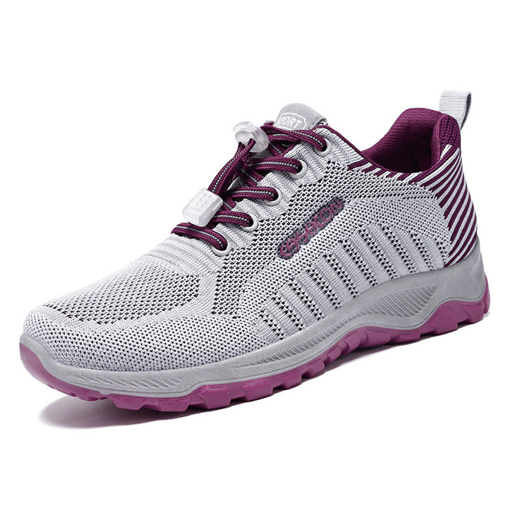 Men's flexible mesh trail runner with shock-absorbing EVA midsole, quick-lacing system, and grippy outdoor tread sole Mune Fashion