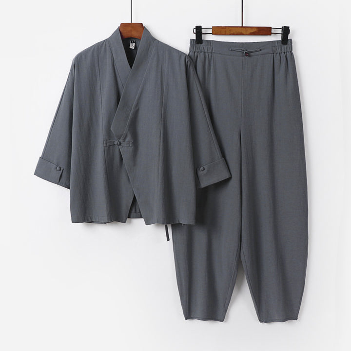 Men's Kimono Jackets and Harem Pants Set Mune Fashion