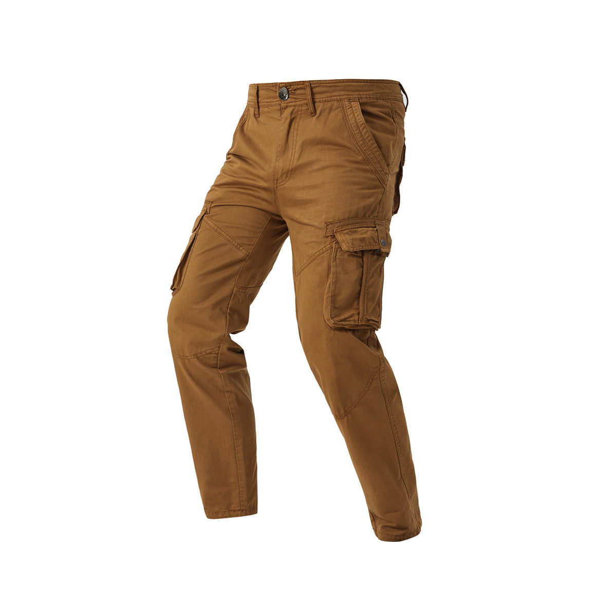 Men's Tapered Cargo Pants with Multiple Pockets, Knee Inserts, and Utility Details Mune Fashion