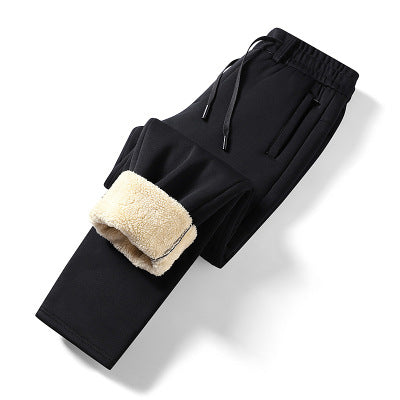 Men's thermo joggers with teddy lining, elastic waistband and zip pockets Mune Fashion