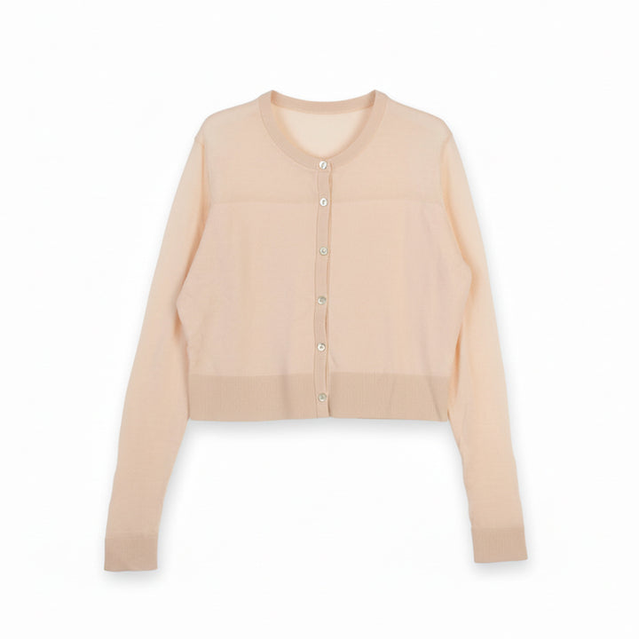 Damen Modische Strickjacke mit Knopfleiste Mune Fashion