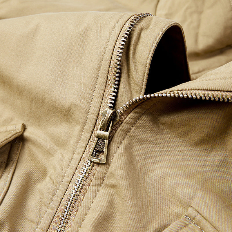 Men's Fashion Transitional Jacket with Fleece Lining Mune Fashion