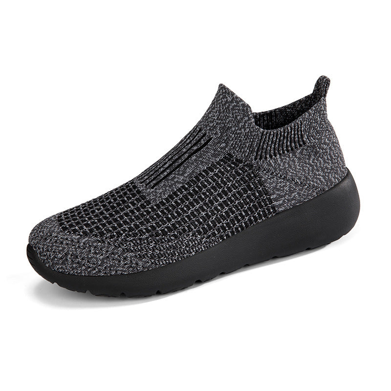 Unisex nan seamless sock sneaker with breathable three-dimensional knitted construction and shock-absorbing flex sole Mune Fashion