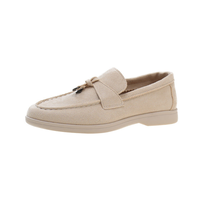 Ladies Elegant Suede Loafers with Tassels and Padded Comfort Insole Mune Fashion