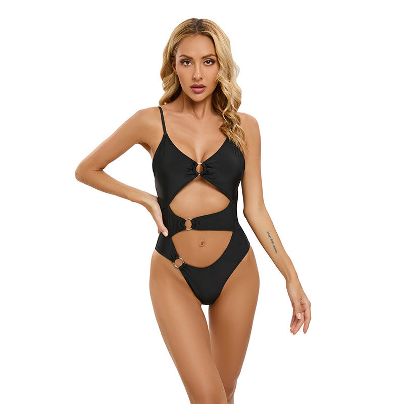 Women's Colorful Bikini with Fashionable Cut Mune Fashion