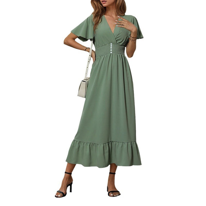Women Elegant flowing Maxi dress Mune Fashion