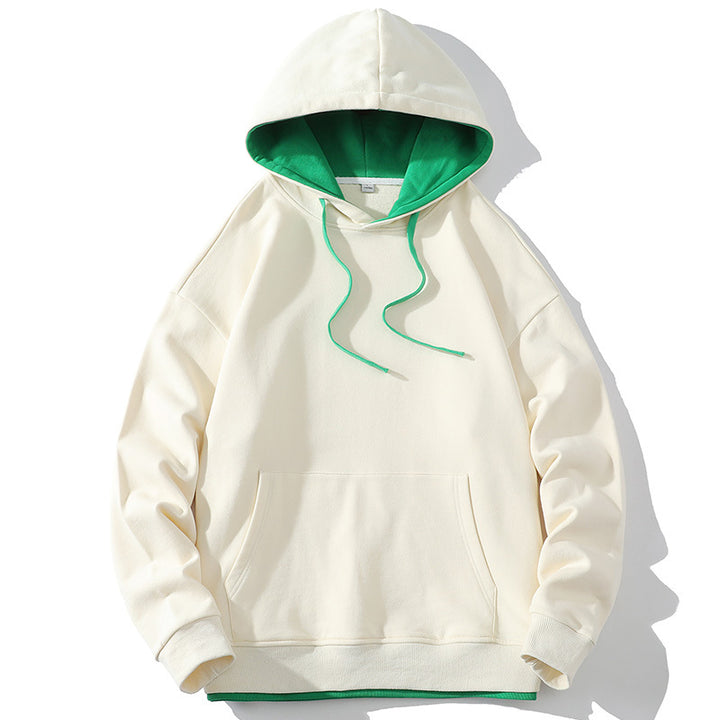 Unisex Oversized Hoodie with Contrast Lining, Kangaroo Pocket & Drop Sleeves Mune Fashion