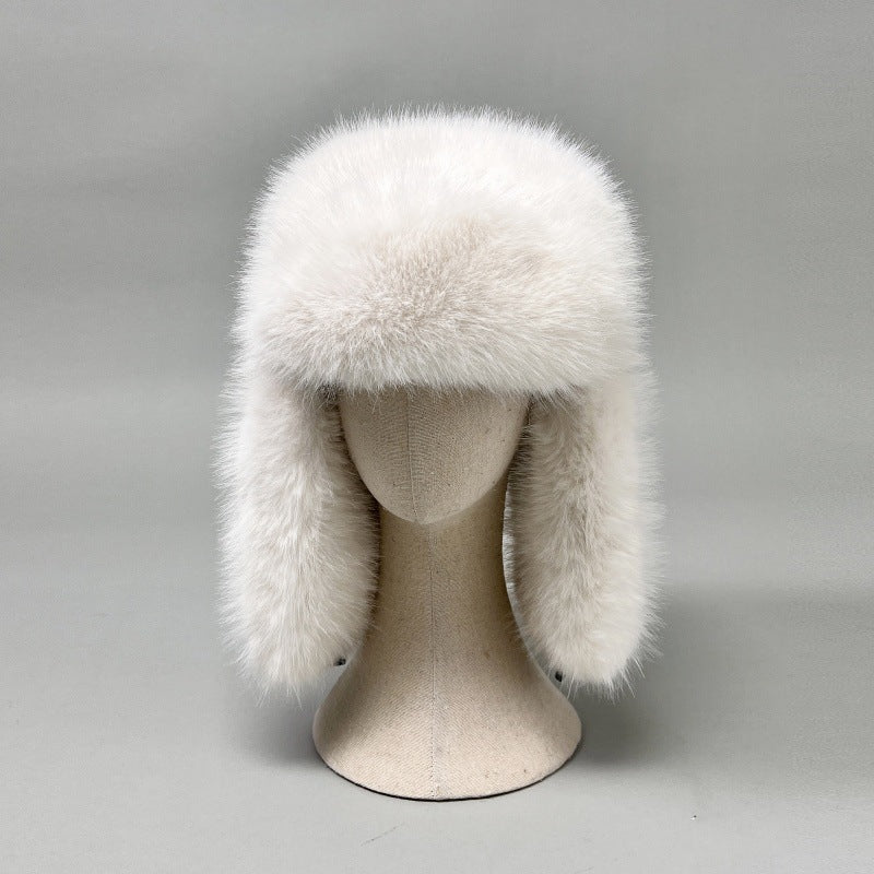 Ladies Luxurious Faux Fur Ushanka with Ear Flaps and Warming Lining Mune Fashion