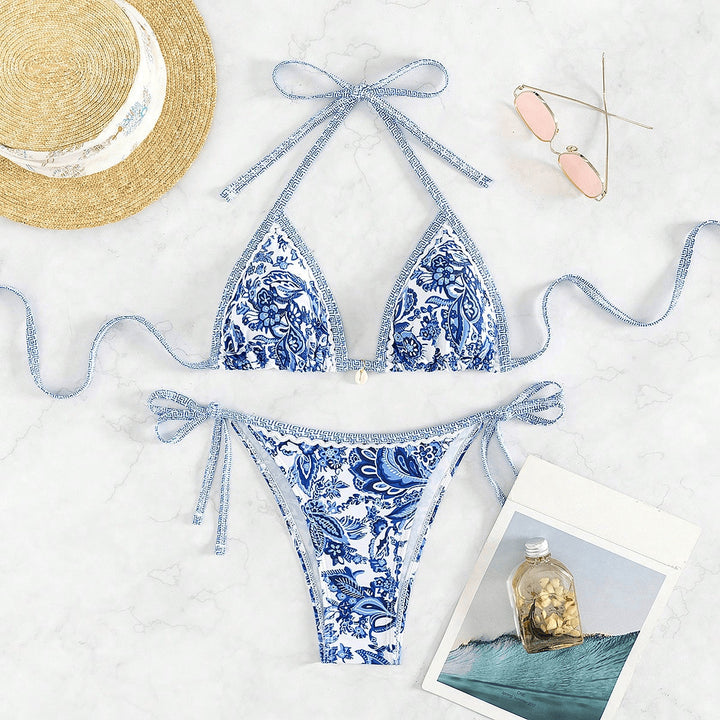 Women's Triangle Bikini with sophisticated lacing details Mune Fashion