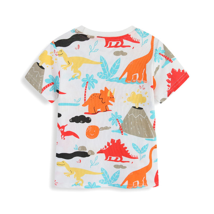 Boys T-Shirt with vibrant dinosaur motif Mune Fashion