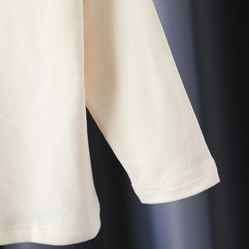 Girls Long Sleeve Shirt with Pretty Details Mune Fashion