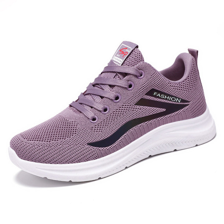 Women's nano ultra-lightweight knit fitness sneakers with seamless breathable mesh, shock-absorbing EVA honeycomb outsole, and reinforced toe cap Mune Fashion