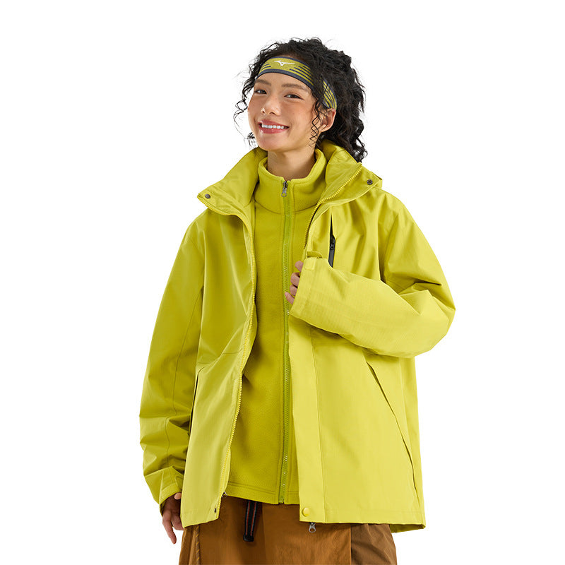 Women's Lightweight Waterproof Parka Hoodie Jacket with Sealed Seams and Drawstring Mune Fashion
