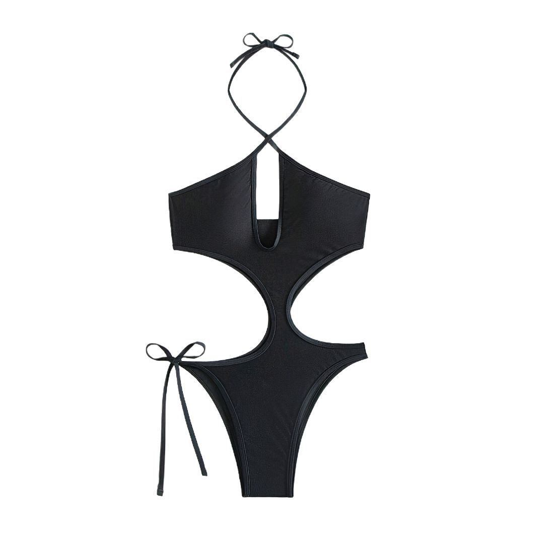 Ladies One-Piece Swimsuit with Trendy Cut-Out Design Mune Fashion