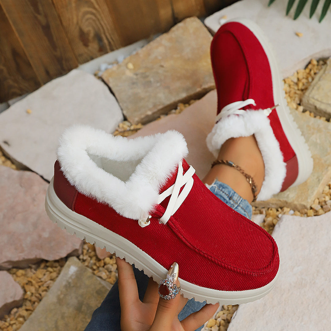 Women's Insulated Slip-On Mules with Teddy Lining and Textured Platform Sole Mune Fashion