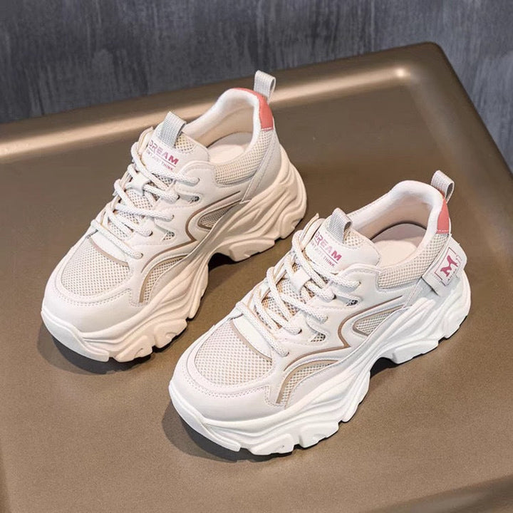 Women Sporty Sneakers with Air Cushion Technology and Breathable Mesh Surface Mune Fashion