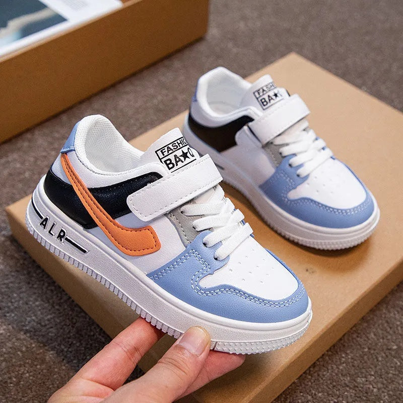 Women's Sporty Sneakers with Hook and Loop Fastener and Trendy Design Mune Fashion