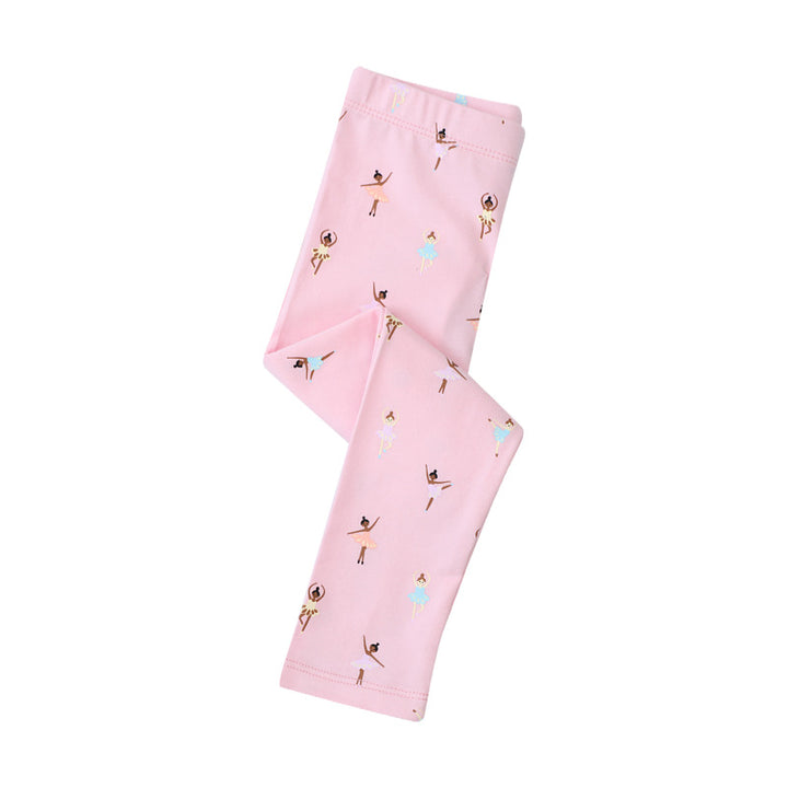 Girl leggings with charming ballet motif Mune Fashion