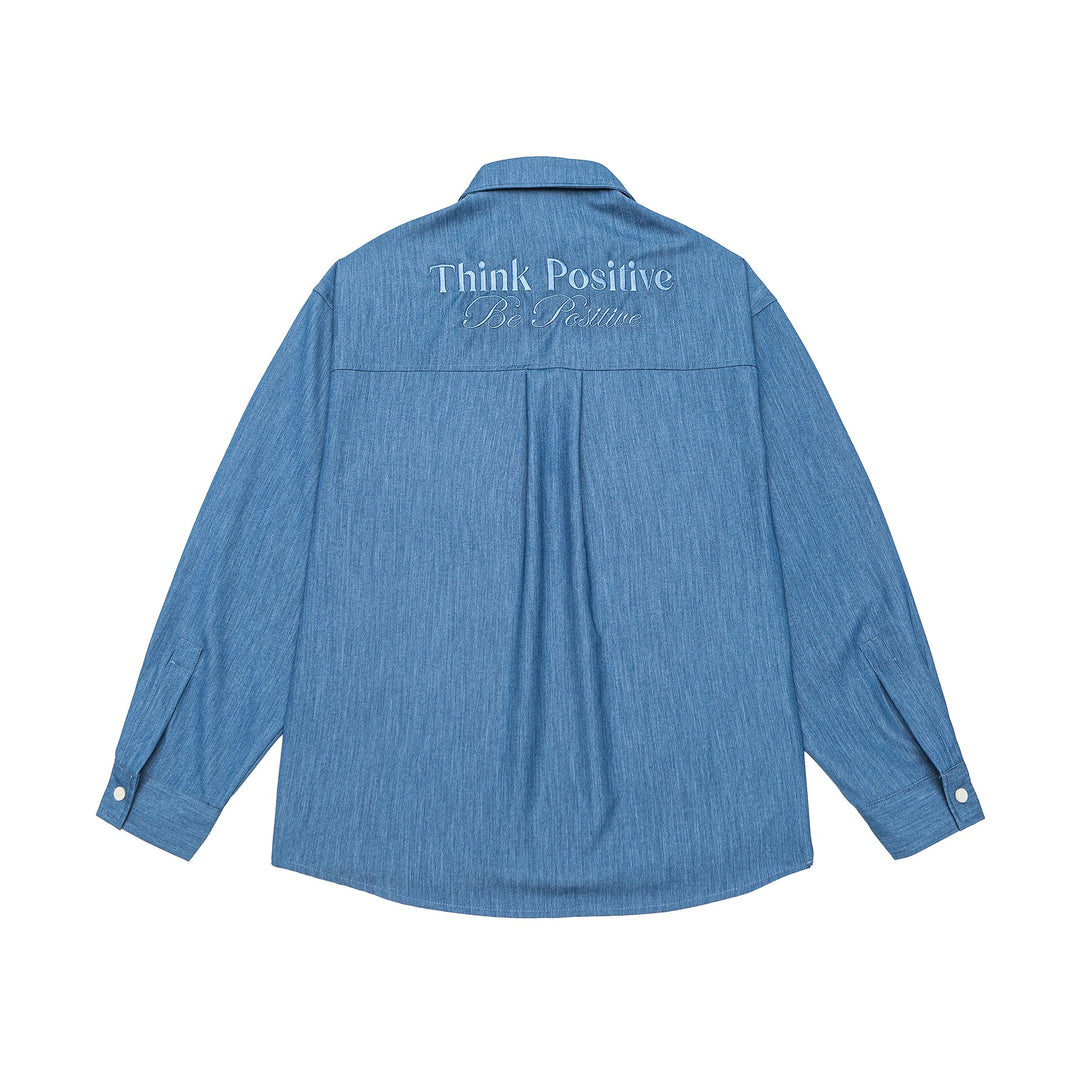 Men's overshirt made from heavy twill quality with concealed placket and chest pockets Mune Fashion