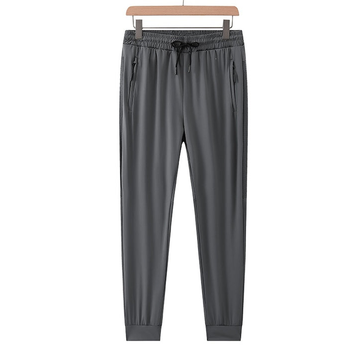 Men's Sporty Training Pants with Side Zipper Pockets Mune Fashion