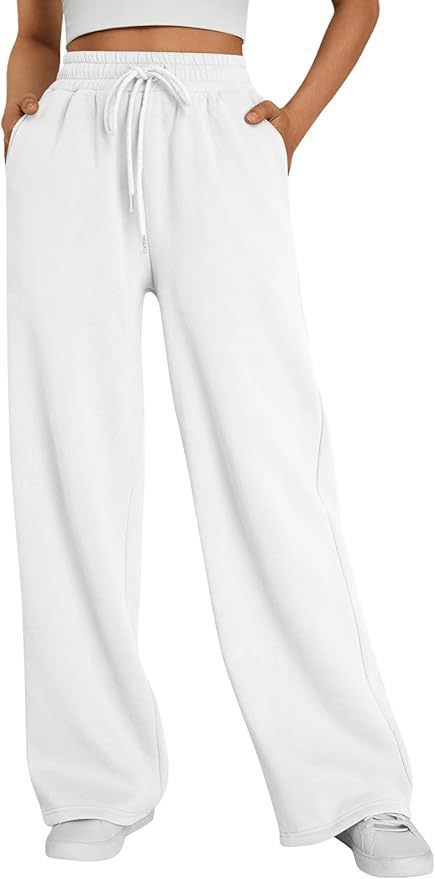 Women's wide lounge pants with high elastic waistband, adjustable drawstring and flowing palazzo silhouette Mune Fashion