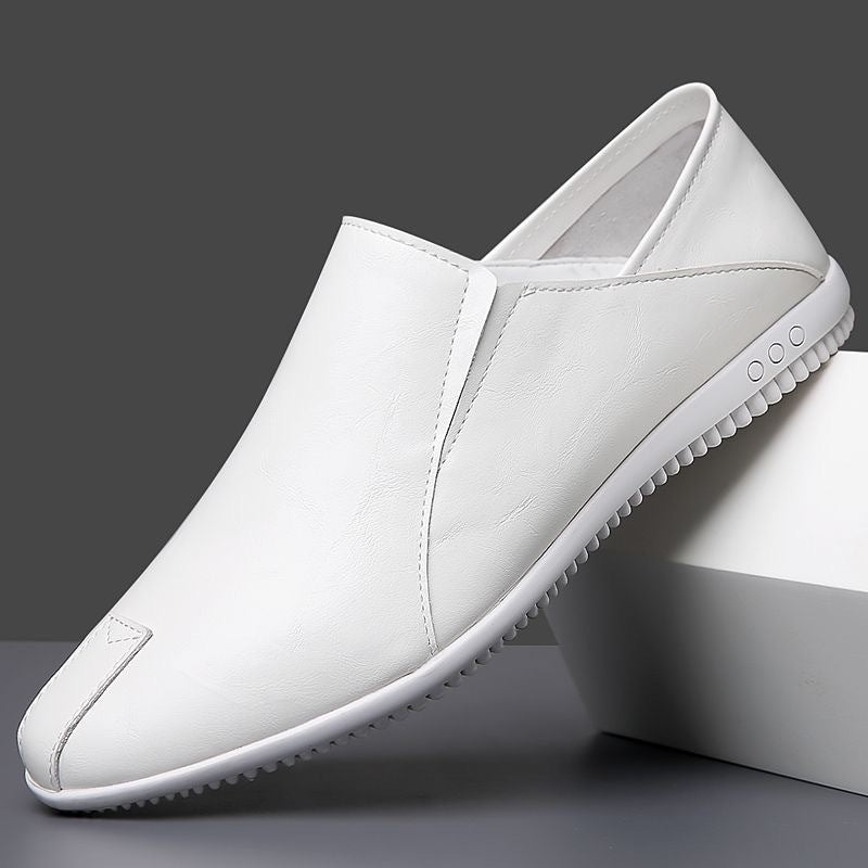 Men's Elegant Slipper-Loafer in minimalist Business-Casual design with flexible profile sole Mune Fashion