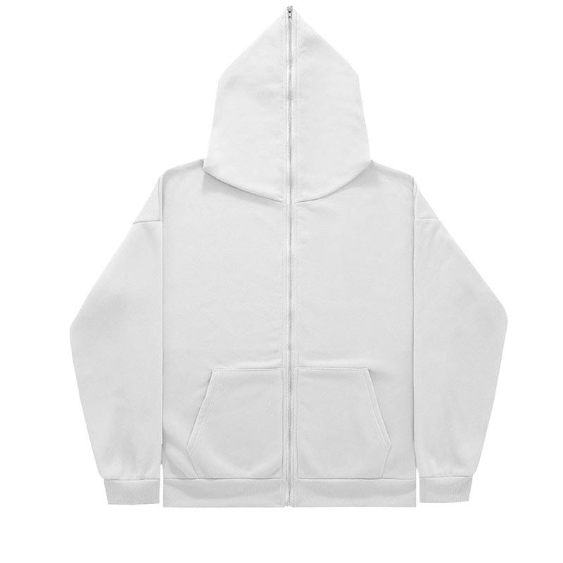 Unisex nan minimally structured hoodie zipper with pointed hood, kangaroo pocket and reinforced cuffs Mune Fashion
