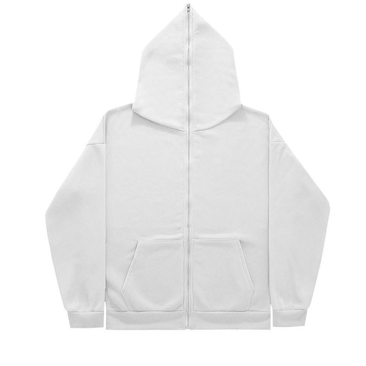 Unisex nan minimally structured hoodie zipper with pointed hood, kangaroo pocket and reinforced cuffs Mune Fashion