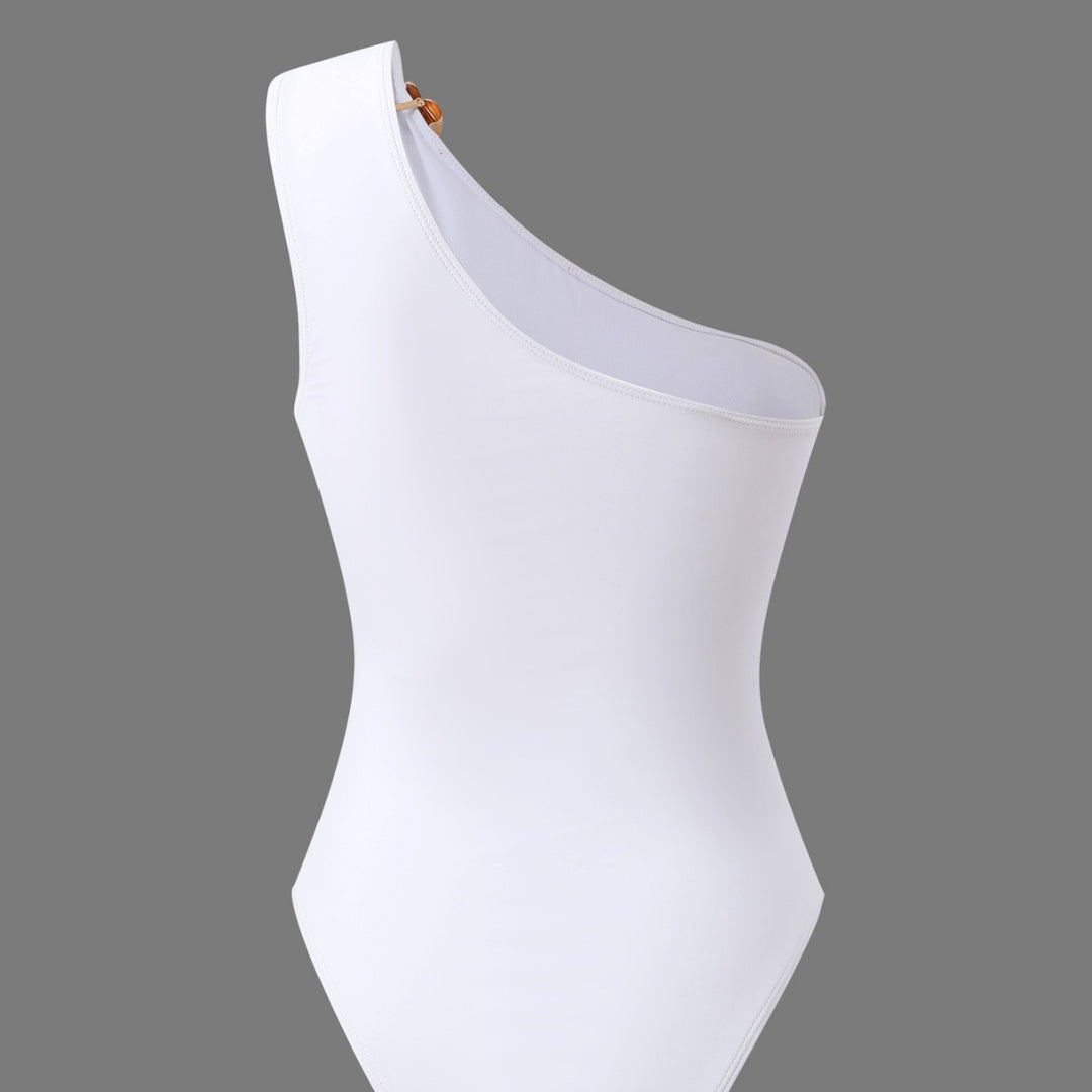 Women's One-Piece Swimsuit with Luxurious Floral Design Mune Fashion