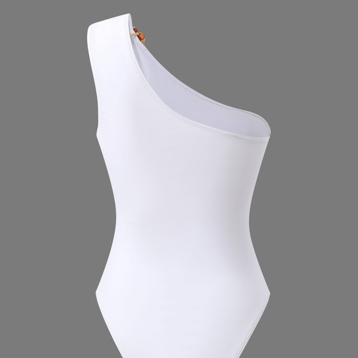 Women's One-Piece Swimsuit with Luxurious Floral Design Mune Fashion