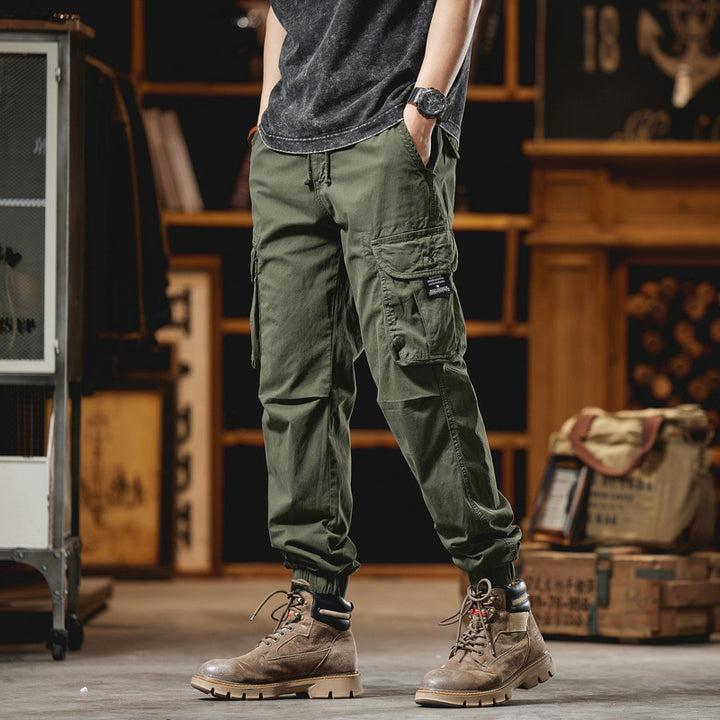 Men's Relaxed-Fit Ripstop Cargo Jogger Pants with D Ring and Multiple Pockets Mune Fashion