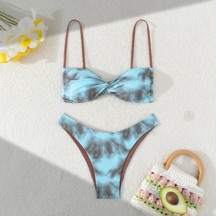 Ladies Bikini Set with Romantic Twist Design Mune Fashion