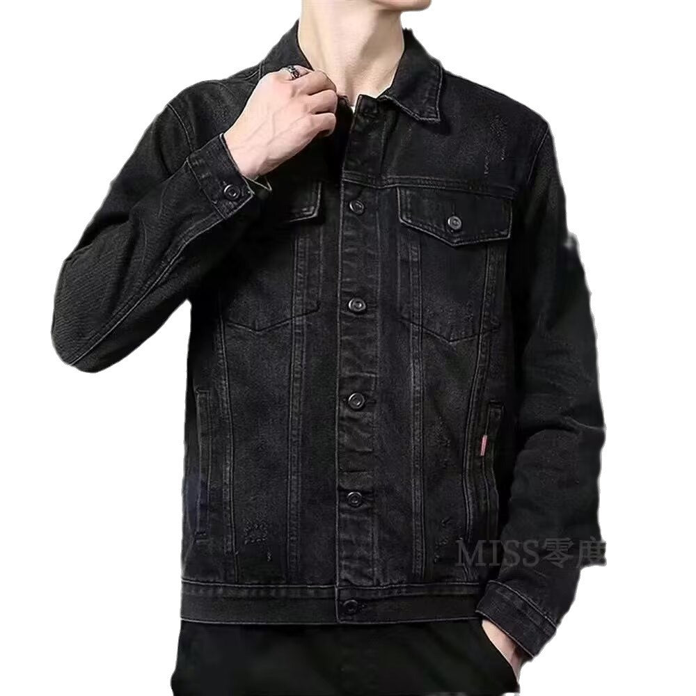 Men's Stylish Denim Jacket with Buttons Mune Fashion