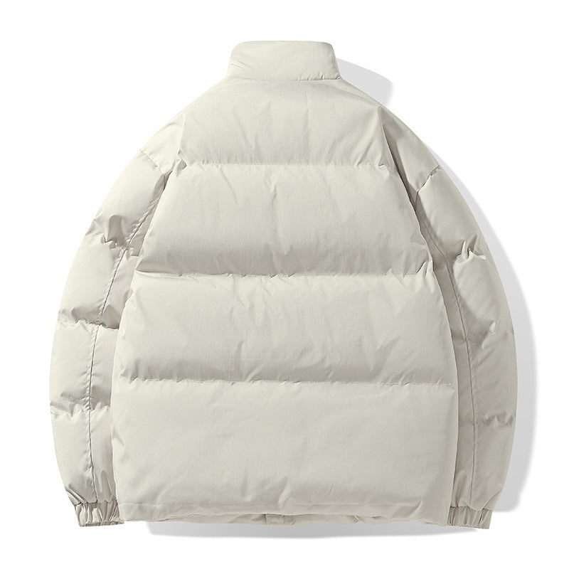 Men's short cut quilted winter jacket with high stand-up collar and padded thermo insulation Mune Fashion