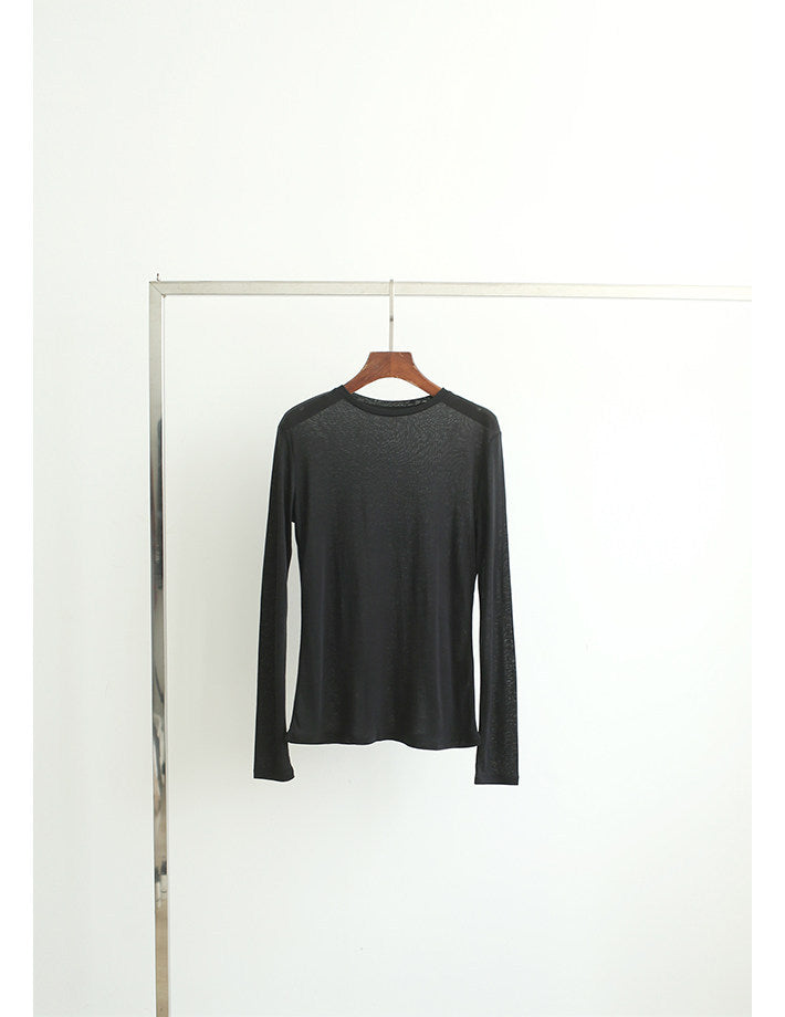 Women's Long Sleeve Shirt with Soft Touch Mune Fashion