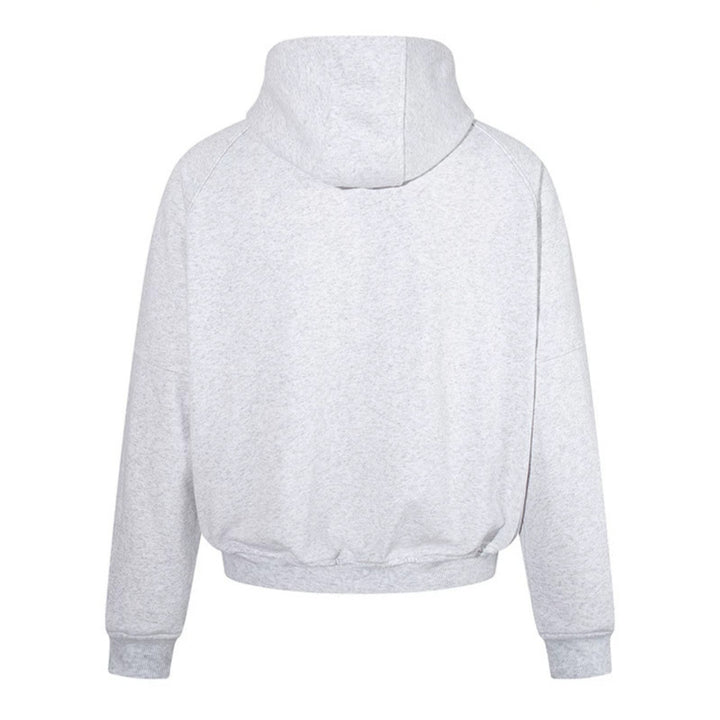 Women's hooded sweatshirt jacket in bomber style with carabiner buckle closure Mune Fashion