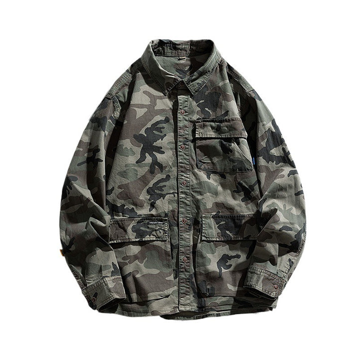 Men's Stylish Camouflage Overshirt Jacket Mune Fashion