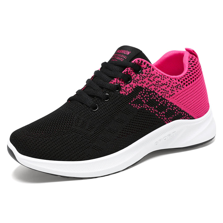 Women's seamless knit fitness sneaker with ergonomic heel support, flexible toe cap, and responsive EVA cushioning Mune Fashion