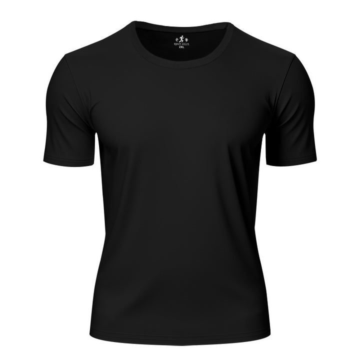 Men's lightweight short sleeve functional shirt with round neck, quick-drying stretch fabric and flat seams Mune Fashion