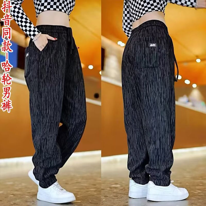 Women's Casual High-Waisted Pants with Side Pockets Mune Fashion