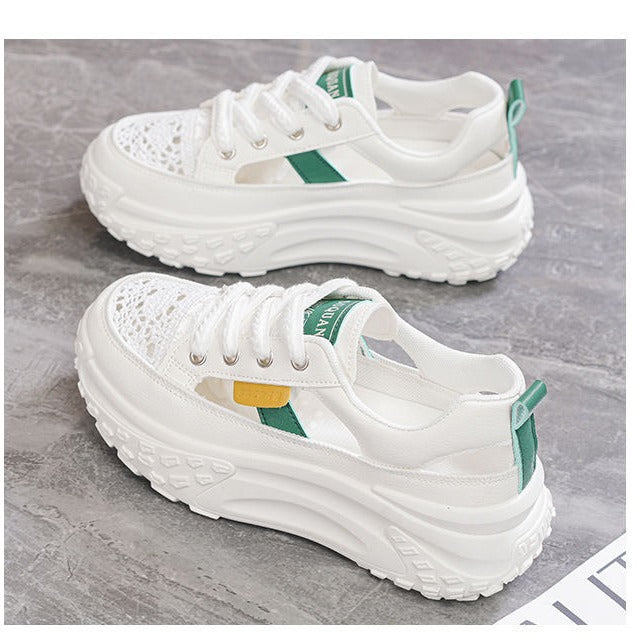 Women Sporty Sneakers with airy mesh structure and extra high comfort Mune Fashion
