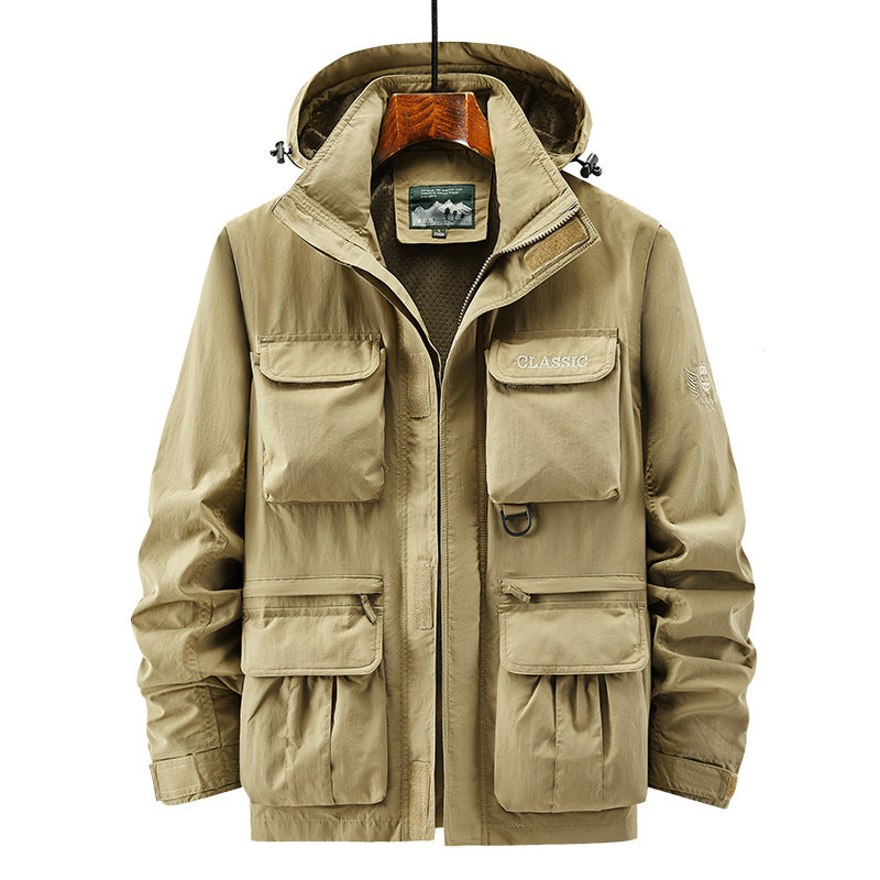 Men's Thermal Hooded Parka in Utility Design with Teddy Lining and Multiple Pockets Mune Fashion